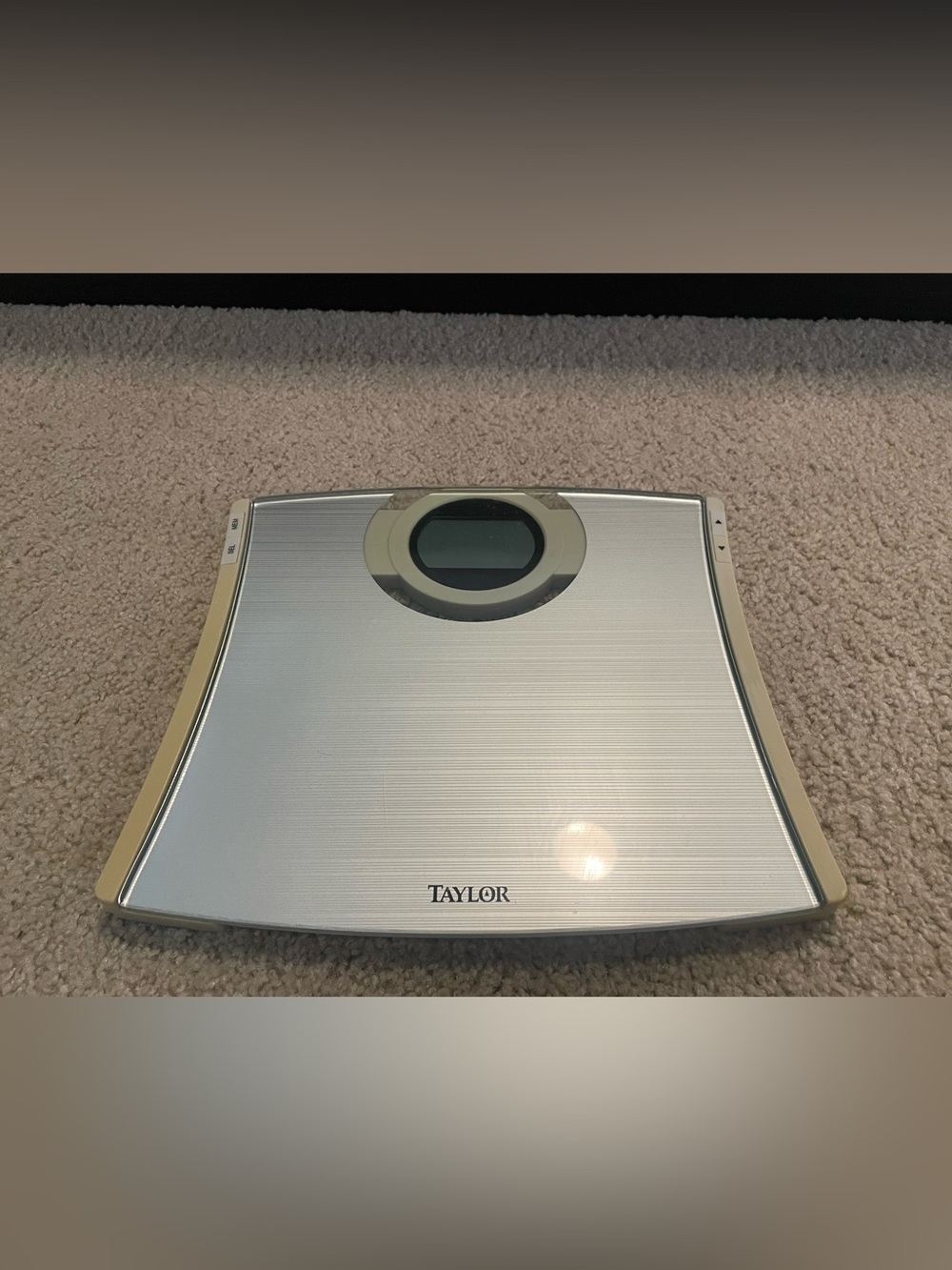 Taylor Silver Digital Bathroom Scale with LCD